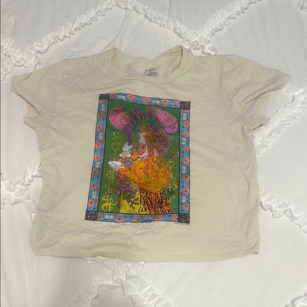 Vintage Graphic Tee - Cream
